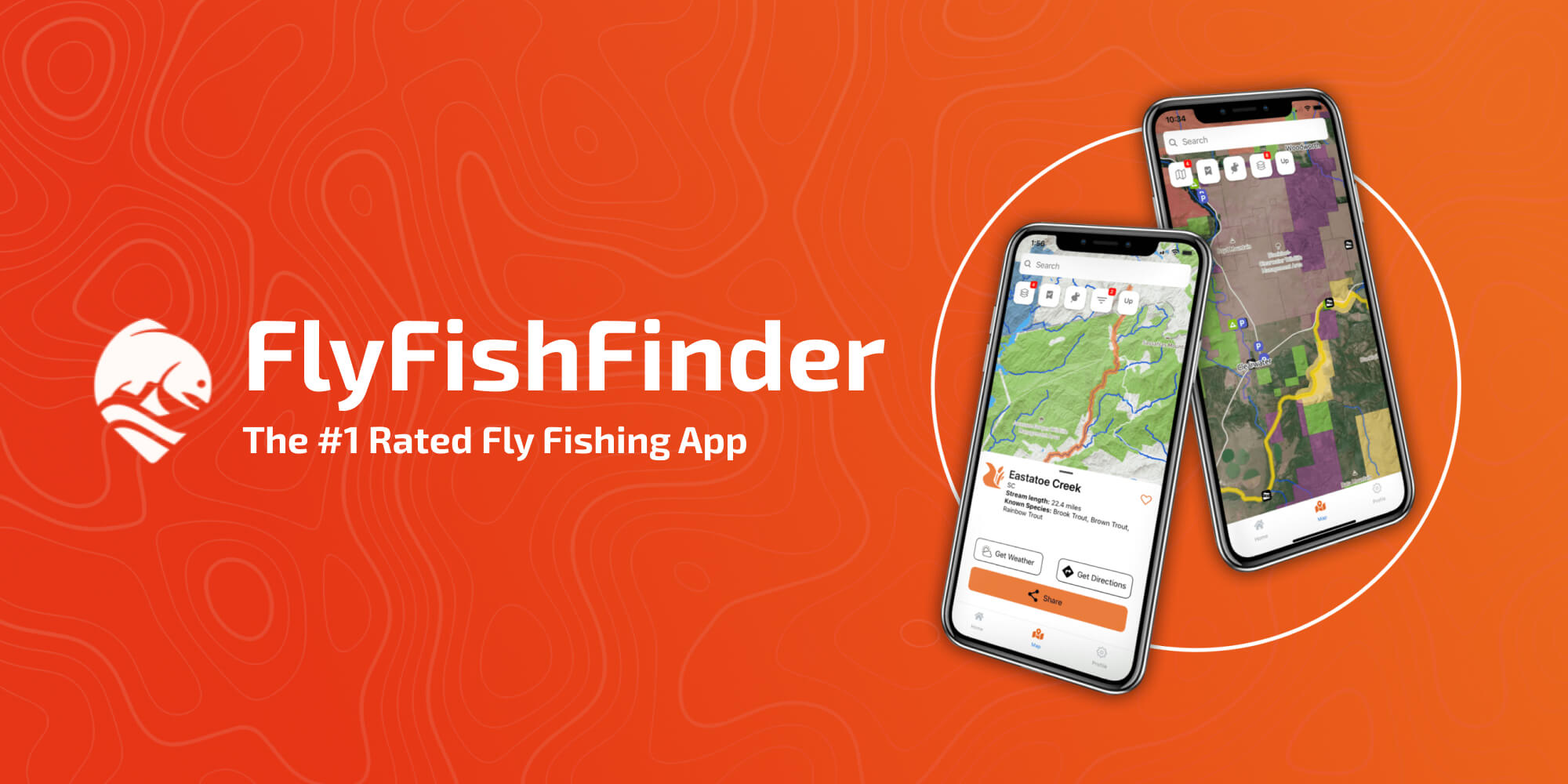 Fly Fishing App  Community and Maps // FlyFishFinder